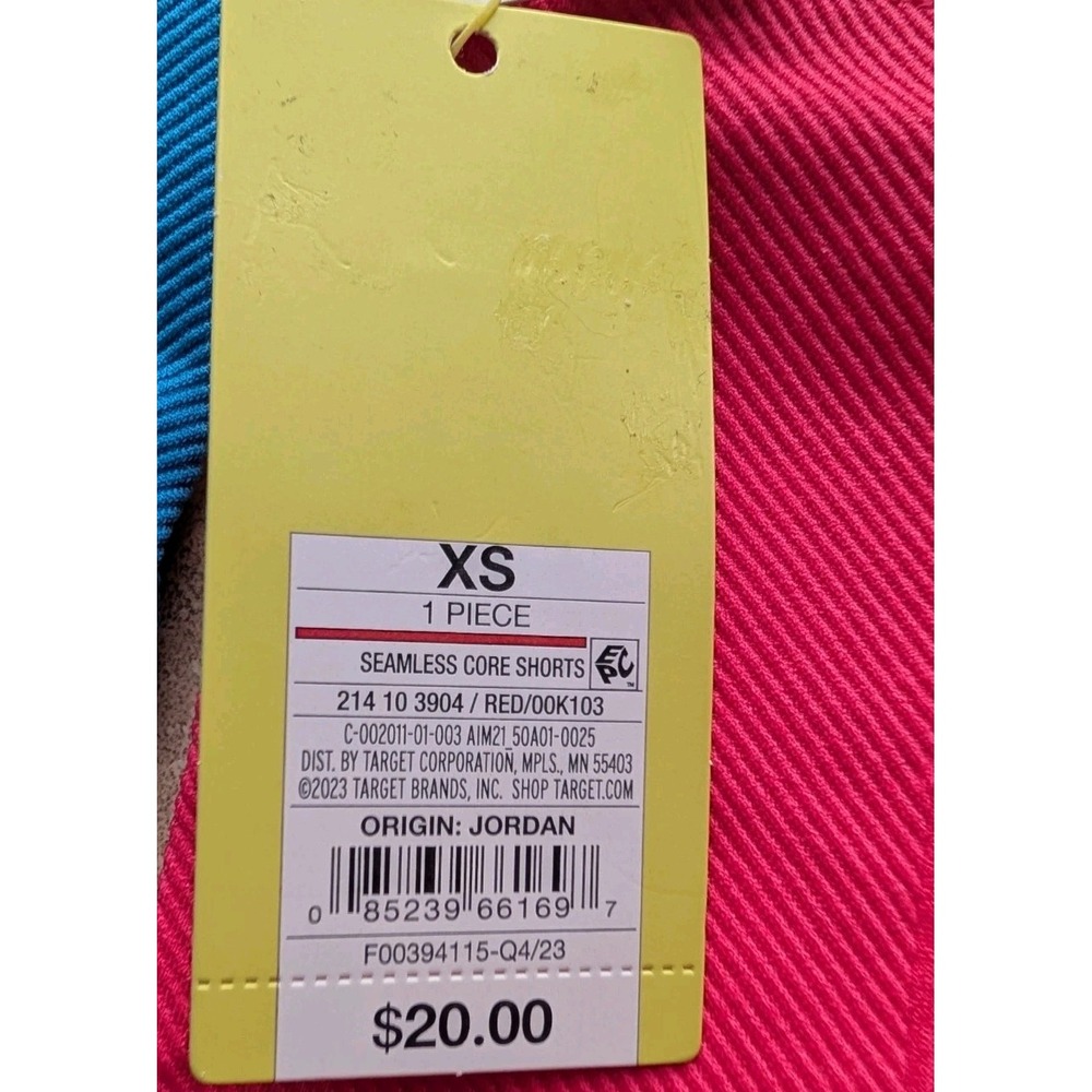 All in Motion Core Biker Shorts XS Lot of 2 Blue & Pink High-Rise 6" NWT - Picture 4 of 10